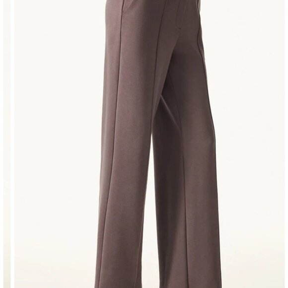 OGL Softest Spacer Knit Wrinkle-Resistant Mid Rise Straight Leg Pants Sz Medium - Picture 7 of 16